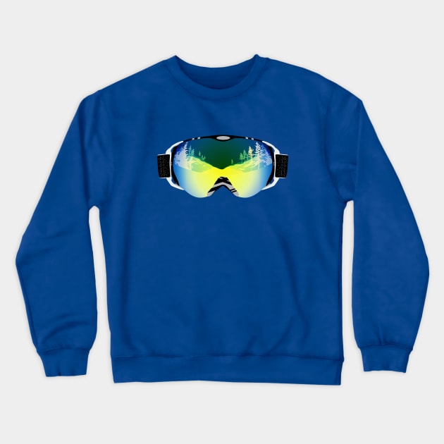 Ski goggles Ski Goggles Crewneck Sweatshirt TeePublic
